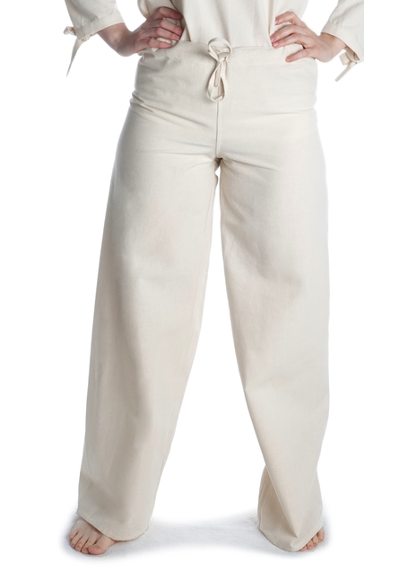 Mittelalter Hose Dulzepta in Beige Frontansicht 5