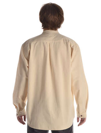 Mittelalter Hemd Erec in Beige Rückansicht