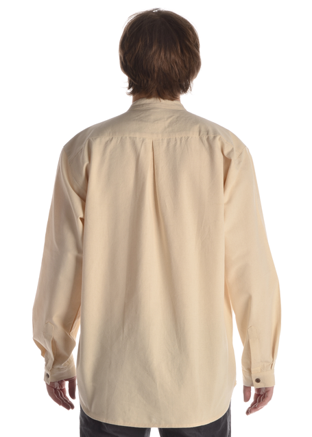 Mittelalter Hemd Erec in Beige Rückansicht
