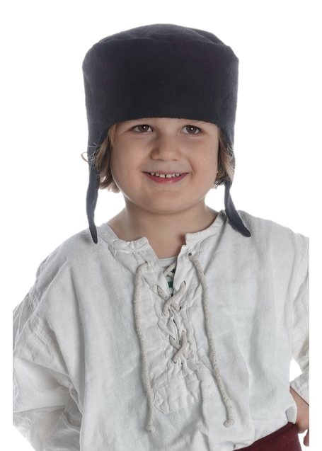 Mittelalter Kinderhemd Parzival in Beige Detailansicht