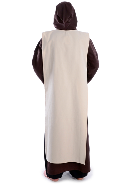 Mittelalter Skapulier Schibert in Beige Rückansicht