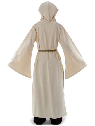 Mittelalter Mittelalterkutte Heimrich in Beige Rückansicht