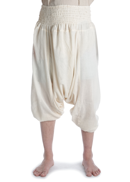 Mittelalter Hose Tantris in Beige Frontansicht 2