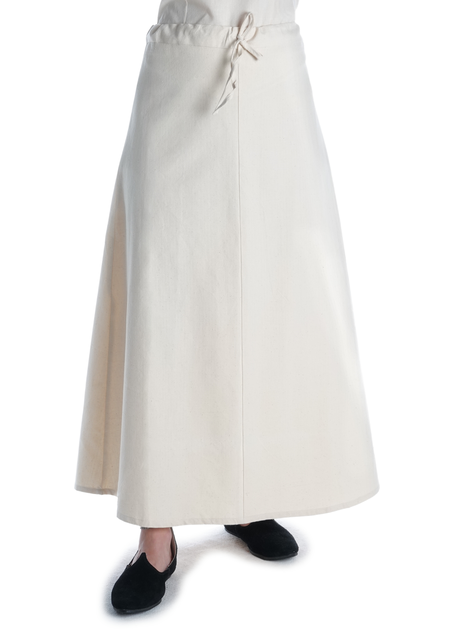 Mittelalter Rock Enite in Beige Frontansicht 2