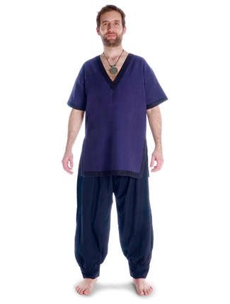 Römer Tunika Gunther in Blau Frontansicht 2