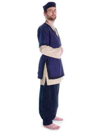 Römer Tunika Gunther in Blau Seitenansicht