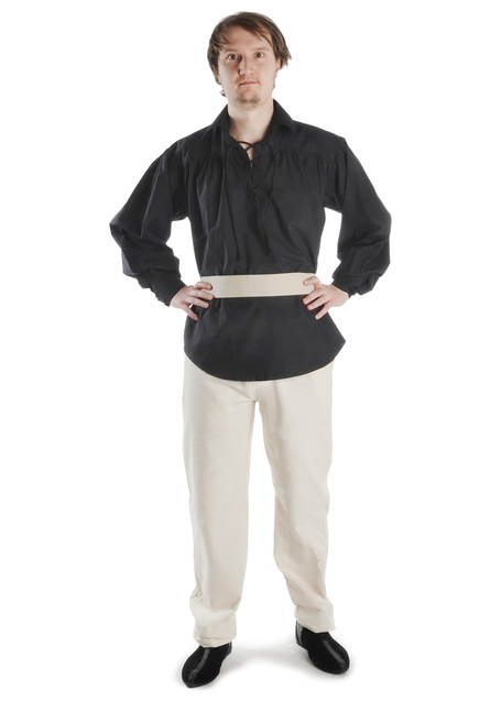 Mittelalter Hose Gilan in Beige Frontansicht 2