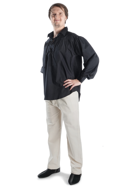 Mittelalter Hose Gilan in Beige Seitenansicht