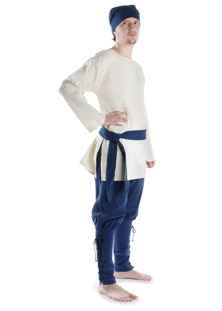 Wikinger Hose Loki in Blau Seitenansicht 2