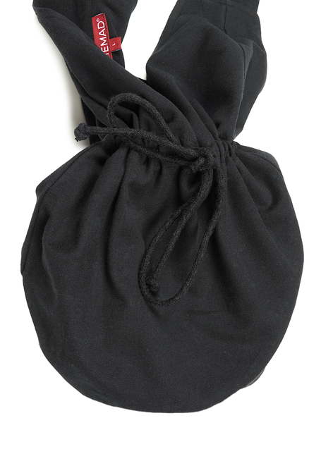 Mittelalter Tasche Irmenfried in Schwarz Detailansicht 2