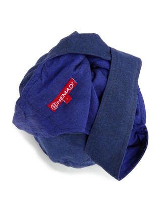 Mittelalter Tasche Irmenfried in Blau Detailansicht