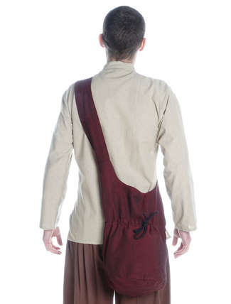 Mittelalter Tasche Irmenfried in Rot Frontansicht 4