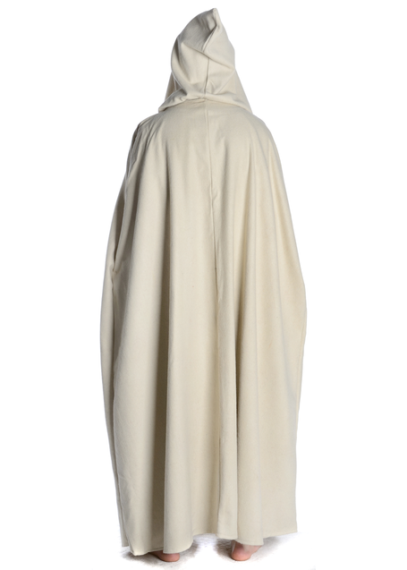 Mittelalter Umhang Trutmunt in Beige Rückansicht