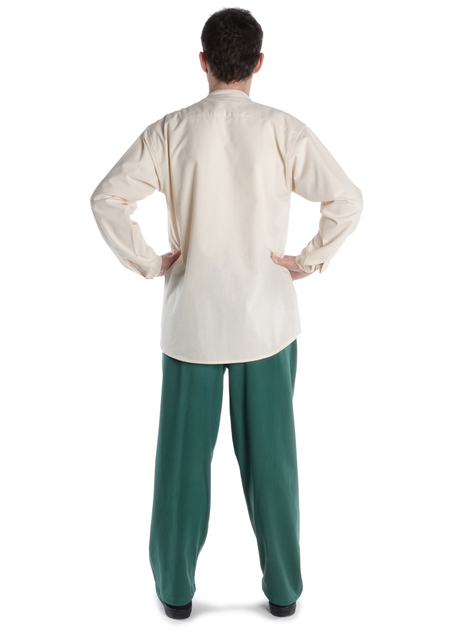 Mittelalter Hose Gurmun in Grün Rückansicht 2