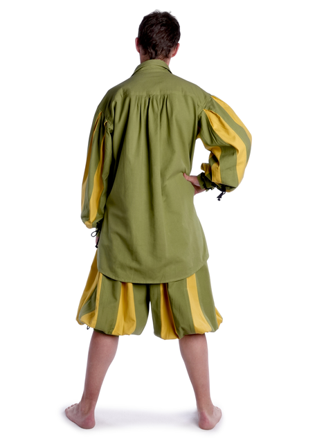Landsknecht Hose Morold in MISSING: lightgreen-yellow Rückansicht