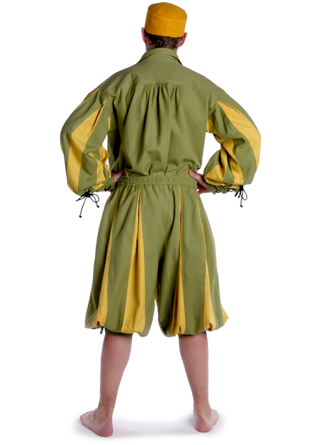 Landsknecht Hose Morold in MISSING: lightgreen-yellow Rückansicht 2