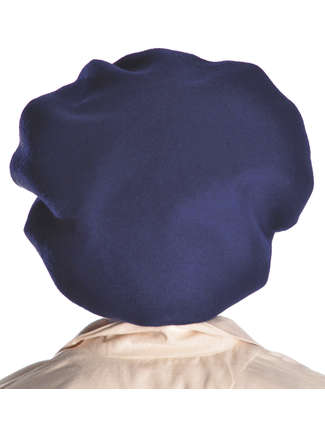 Mittelalter Barett Sintram in Blau Rückansicht