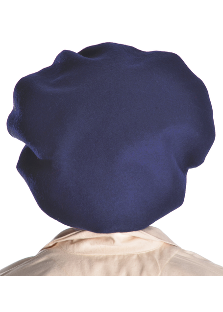 Mittelalter Barett Sintram in Blau Rückansicht