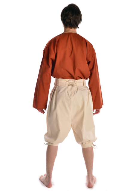 Piraten Hose Urgan in Beige Rückansicht