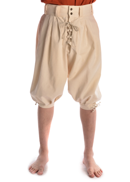 Piraten Hose Urgan in Beige Frontansicht 2