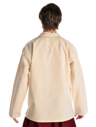 Korsaren Hemd Kaylet in Beige Rückansicht