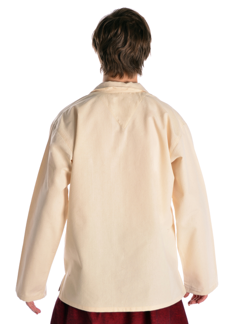 Korsaren Hemd Kaylet in Beige Rückansicht