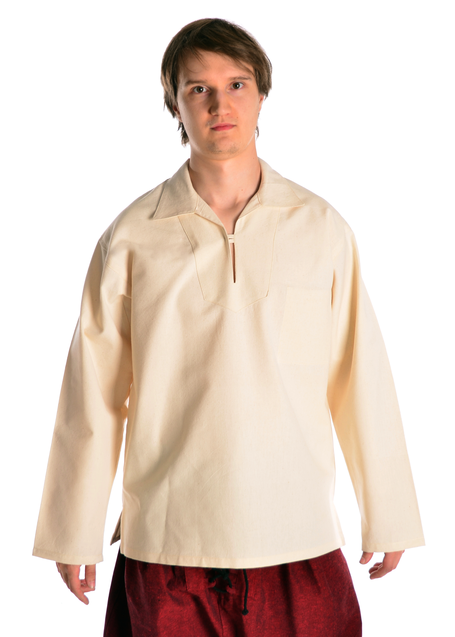 Korsaren Hemd Kaylet in Beige Frontansicht
