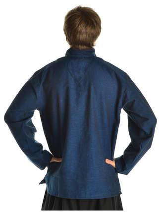 Korsaren Hemd Kaylet in Blau Rückansicht