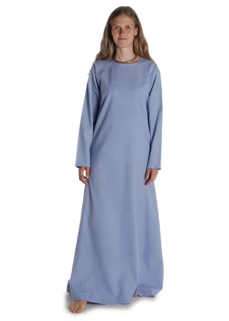 Mittelalter Cotte Meliur in Hellblau Frontansicht