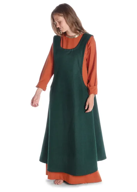 Mittelalter Cotte Meliur in Orange Frontansicht 2