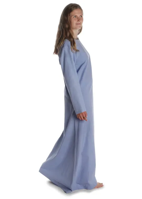 Mittelalter Cotte Meliur in Hellblau Seitenansicht