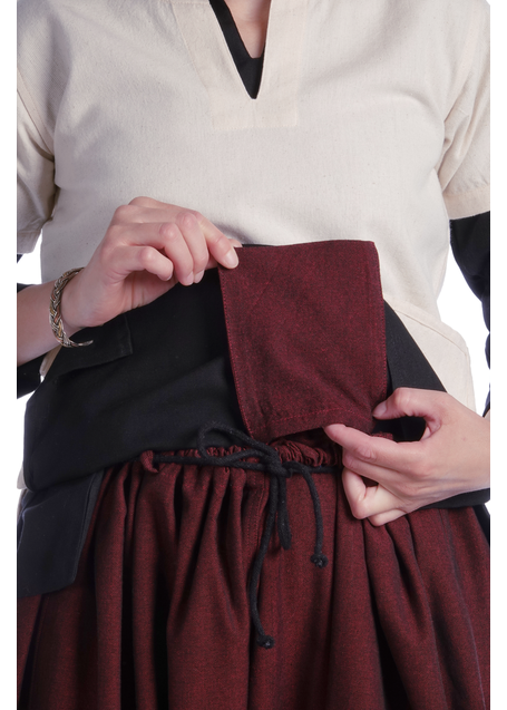 Wikinger Hose Eydis in Rot Detailansicht