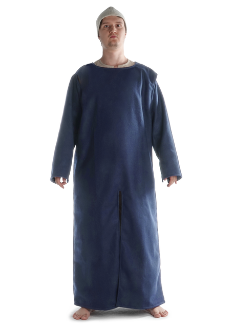 Wikinger Tunika Vali in Blau Frontansicht 3