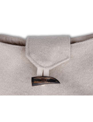 Mittelalter Tasche Egil in Beige Detailansicht