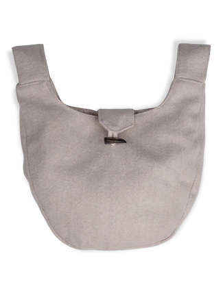 Mittelalter Tasche Egil in Beige Frontansicht