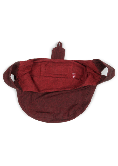 Mittelalter Tasche Egil in Rot Detailansicht