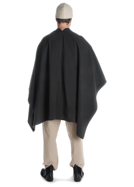 Mittelalter Umhang Bragi in Schwarz Rückansicht