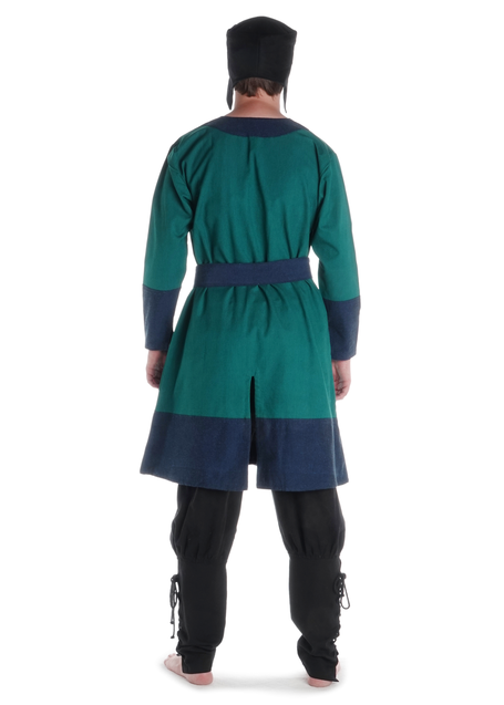 Mittelalter Gürtel Dag in Blau Rückansicht 3