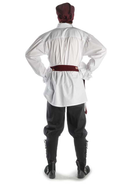 Mittelalter Gürtel Dag in Rot Rückansicht 2