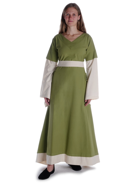 Mittelalter Gürtel Jörd in Beige Frontansicht