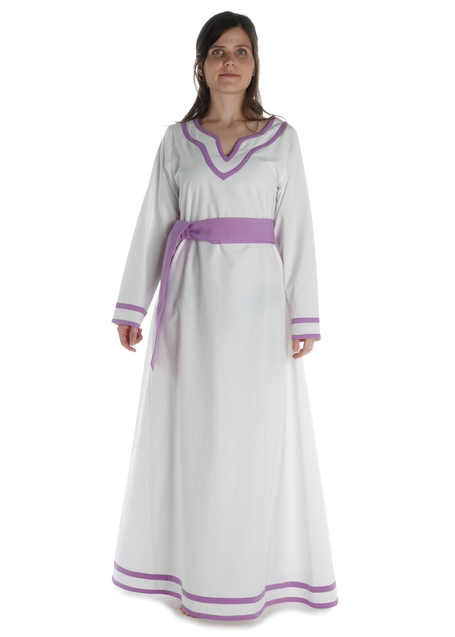 Mittelalter Gürtel Jörd in Violett Frontansicht 2