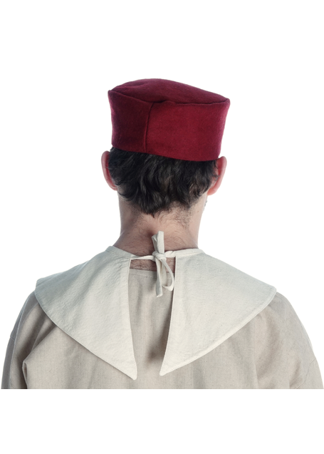 Mittelalter Kragen Kancor in Beige Rückansicht