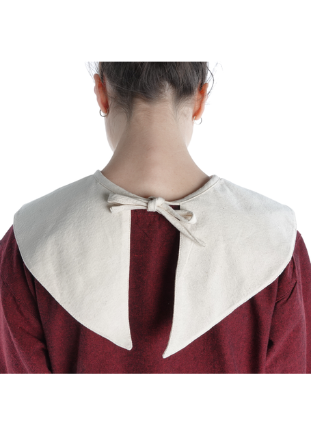 Mittelalter Kragen Terdalaschoye in Beige Rückansicht