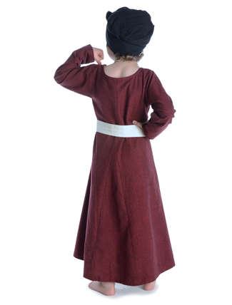 Mittelalter Gürtel Buri in Beige Rückansicht