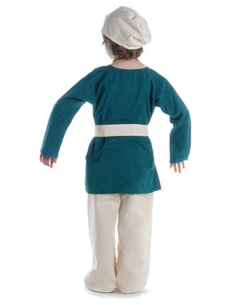 Mittelalter Gürtel Buri in Beige Rückansicht 2
