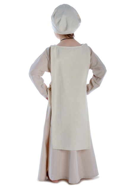 Mittelalter Kinderskapulier Svafa in Beige Rückansicht