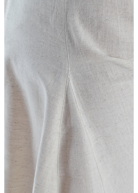 Mittelalter Kleid Peronella in Beige Detailansicht 3