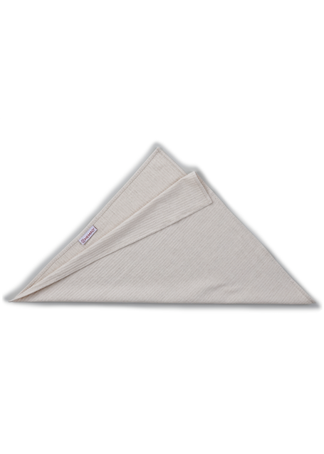 Mittelalter Kopftuch Agnese in Beige Detailansicht