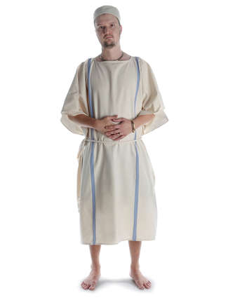 Römer Tunika Nisus in MISSING: beige-lightblue Frontansicht