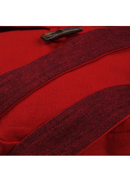 Mittelalter Tasche Vidga in Feuerrot Detailansicht 4